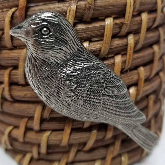 Rattan Wine Bottle Holder & Bird Stopper Basket Weave Unique Gift - Picture 2 of 12